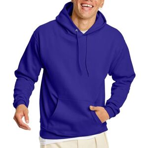Hanes huvtröja för män, EcoSmart huvtröja i fleece, huvtröja med huva för män, Lila, XXL Hanes huvtröja för män, EcoSmart huvtröja i fleece, huvtröja med huva för män, Lila, XXL