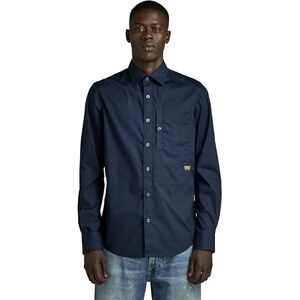 G-STAR G4A Slim Shirt långärmad, Blå (Salute D24289-4481-c742), M G-STAR G4A Slim Shirt långärmad, Blå (Salute D24289-4481-c742), M