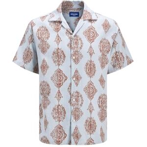 JACK & JONES Jorhydra NOTO skjorta Ss, Skyway, XL JACK & JONES Jorhydra NOTO skjorta Ss, Skyway, XL