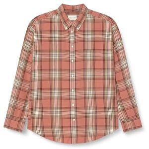 GANT REL Checked Flannel BD skjorta, ROSA, 42 GANT REL Checked Flannel BD skjorta, ROSA, 42
