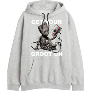 Marvel Huvtröja för herr, Melange grå, L Marvel Huvtröja för herr, Melange grå, L