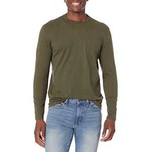 Amazon Essentials Herr Slim-Fit långärmad t-shirt, olivljung, X-Small Amazon Essentials Herr Slim-Fit långärmad t-shirt, olivljung, X-Small
