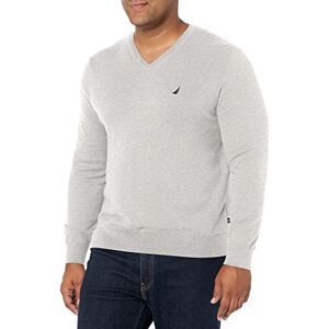 Nautica Men's V-Neck Sweater Grey Heather X-Large Nautica Men's V-Neck Sweater Grey Heather X-Large