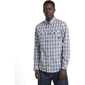 G-STAR Marinblå smal skjorta långärmad, Flerfärgad (Imperial Blue Liam Check D24963-d531-g296), S G-STAR Marinblå smal skjorta långärmad, Flerfärgad (Imperial Blue Liam Check D24963-d531-g296), S
