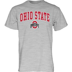 Blue 84 NCAA Ohio State Buckeyes T-shirt för män grå båge över, Ohio State Buckeyes grå, XX-Large Blue 84 NCAA Ohio State Buckeyes T-shirt för män grå båge över, Ohio State Buckeyes grå, XX-Large