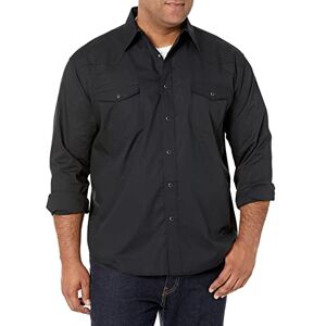 Wrangler Westernskjorta, långärmad skjorta i westernstil med tryckknappar och två bröstfickor, Svart, XL Wrangler Westernskjorta, långärmad skjorta i westernstil med tryckknappar och två bröstfickor, Svart, XL