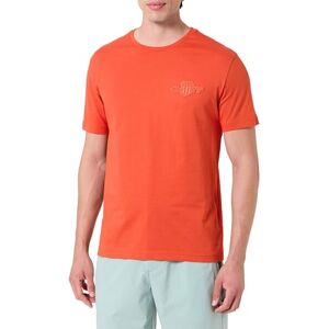 GANT REG Tonal Shield SS T-shirt, Djuporange, XL GANT REG Tonal Shield SS T-shirt, Djuporange, XL