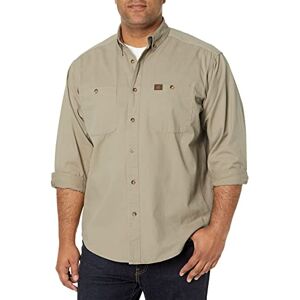 Wrangler Herr Logger Twill Långärmad Arbetsskjorta Skjorta, Khaki, XL Wrangler Herr Logger Twill Långärmad Arbetsskjorta Skjorta, Khaki, XL