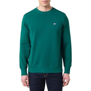 GANT REG sköld C-Neck Sweat, Djup skogsgrön, L GANT REG sköld C-Neck Sweat, Djup skogsgrön, L