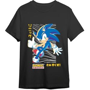 Comic Studio Sonic T-shirt Officiell licensierad artikel, unisex, svart, M, svart, M Comic Studio Sonic T-shirt Officiell licensierad artikel, unisex, svart, M, svart, M