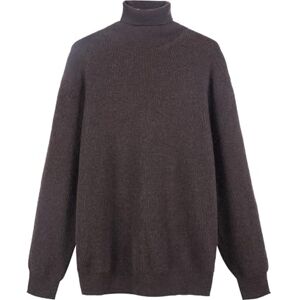 Diana Studio Kashmir och ull polokrage herr, långärmad ledig passform, brun, M, Brun, M-XXL Diana Studio Kashmir och ull polokrage herr, långärmad ledig passform, brun, M, Brun, M-XXL