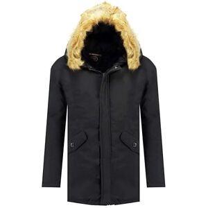 Geographical Norway Bagway herr varm parkas höst vinter – vattentät vattenavvisande kappa – utomhusjacka med pälshuva – vindjacka – herr (marinblå XL), Marin, XL Geographical Norway Bagway herr varm parkas höst vinter – vattentät vattenavvisande kappa – utomhusjacka med pälshuva – vindjacka – herr (marinblå XL), Marin, XL