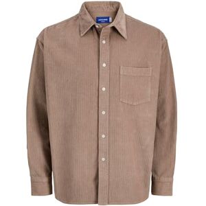 JACK & JONES Jorinwood Oversized Cord Shirt Ls, mocha meringue, M JACK & JONES Jorinwood Oversized Cord Shirt Ls, mocha meringue, M
