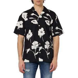 JACK & JONES JPRBLAPALMA Resort Shirt S/S SN, Svart onyx/passform: avslappnad passform, XS JACK & JONES JPRBLAPALMA Resort Shirt S/S SN, Svart onyx/passform: avslappnad passform, XS