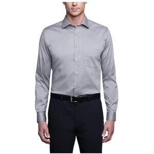 Van Heusen Herrklänning, regular fit, flex, krage, stretch, solid, klassisk skjorta, Grå (grå mist), XL Van Heusen Herrklänning, regular fit, flex, krage, stretch, solid, klassisk skjorta, Grå (grå mist), XL