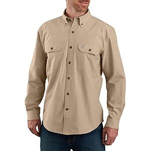 Carhartt Herr Loose Fit Midweight Chambray Långärmad skjorta Arbetsknapp, Mörk brun Chambray, L Carhartt Herr Loose Fit Midweight Chambray Långärmad skjorta Arbetsknapp, Mörk brun Chambray, L