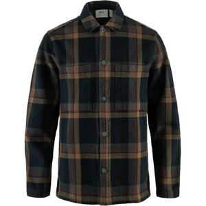 Fjällräven FJALLRAVEN 12600226-555-265 Singi Flannel Overshirt M T-shirt herr mörk marin-trä brun storlek XXL, Dark Navy-wood Brown, XXL Fjällräven FJALLRAVEN 12600226-555-265 Singi Flannel Overshirt M T-shirt herr mörk marin-trä brun storlek XXL, Dark Navy-wood Brown, XXL