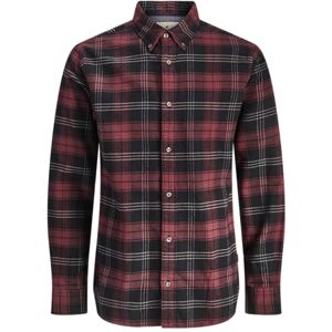 JACK & JONES Jprblubarkley flanell X-Mas L/S Shirt Ch, Port, XS JACK & JONES Jprblubarkley flanell X-Mas L/S Shirt Ch, Port, XS