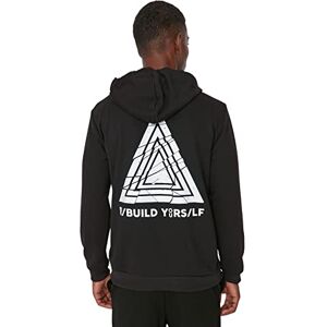 Trendyol MAN Sweatshirt Svart Normal, Svart, M Trendyol MAN Sweatshirt Svart Normal, Svart, M