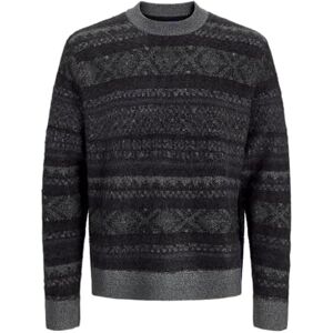 JACK & JONES JACK&JONES JORRIDGEWOOD stickad crew neck, järngrind, S JACK & JONES JACK&JONES JORRIDGEWOOD stickad crew neck, järngrind, S