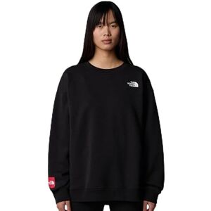 The North Face Unisex AXYS Oversized Crew Tröja, Tnf Black, XS The North Face Unisex AXYS Oversized Crew Tröja, Tnf Black, XS