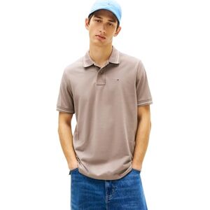 Tommy Jeans herr TJM Reg tippad Polo Ext DM0DM22700 S/S Polo, grå (murgröna mink), M Tommy Jeans herr TJM Reg tippad Polo Ext DM0DM22700 S/S Polo, grå (murgröna mink), M