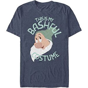 Disney Snövit för män, blyg kostym-t-shirt, Heather Navy, S, Ljung marinblå, S Disney Snövit för män, blyg kostym-t-shirt, Heather Navy, S, Ljung marinblå, S