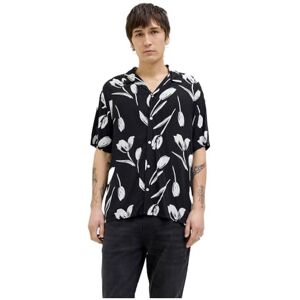 JACK & JONES JJEJEFF Charge Resort Shirt SS SN, svart, S JACK & JONES JJEJEFF Charge Resort Shirt SS SN, svart, S