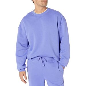 Amazon Essentials överdimensionerad tröja med rund hals för män (finns i stor och lång), lila blå, medium Amazon Essentials överdimensionerad tröja med rund hals för män (finns i stor och lång), lila blå, medium