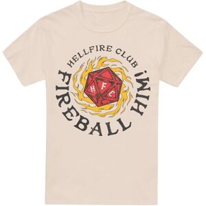 Stranger Things – Hellfire Club Fireball honom unisex t-shirt, krämfärgad, medium, Grädde, M Stranger Things – Hellfire Club Fireball honom unisex t-shirt, krämfärgad, medium, Grädde, M