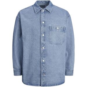 JACK & JONES JORSANTORINI denim, overshirt LS, Ljusblå denim, S JACK & JONES JORSANTORINI denim, overshirt LS, Ljusblå denim, S