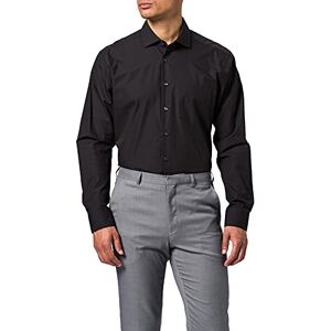 Seidensticker Silkesdekal herr regular fit långärmad poplin skjorta, svart, 38 SE Seidensticker Silkesdekal herr regular fit långärmad poplin skjorta, svart, 38 SE