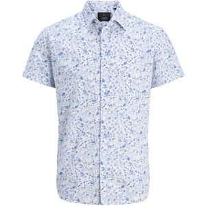 JACK & JONES Jprblåsummer Print S/S skjorta, Super Sonic, S JACK & JONES Jprblåsummer Print S/S skjorta, Super Sonic, S