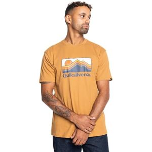 Quiksilver kortärmad t-shirt män QS Gradient Mountains SS XS brun Quiksilver kortärmad t-shirt män QS Gradient Mountains SS XS brun