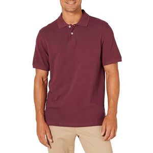 Amazon Essentials Men's Pikétröja i smal passform i bomull, Vinröd, M Amazon Essentials Men's Pikétröja i smal passform i bomull, Vinröd, M