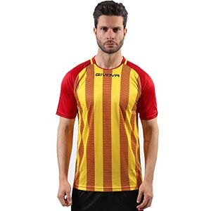 Givova Stretch Shirt, Röd/gul, L Givova Stretch Shirt, Röd/gul, L
