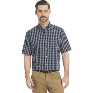 Arrow USA 1851 Kortärmad Hamilton Poplin skjorta för män, marinblå blazer 1, Large Arrow USA 1851 Kortärmad Hamilton Poplin skjorta för män, marinblå blazer 1, Large