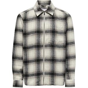 Only & Sons Onsaustin ull zip Overshirt Noos, Antik vit, XS Only & Sons Onsaustin ull zip Overshirt Noos, Antik vit, XS