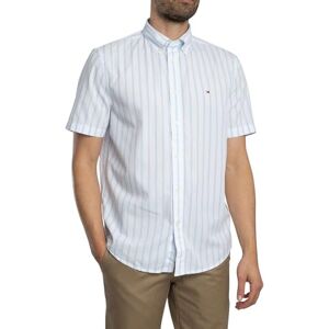 Tommy Hilfiger S/S herrskjorta, Blå (Sweet Blue/Optic White), S Tommy Hilfiger S/S herrskjorta, Blå (Sweet Blue/Optic White), S