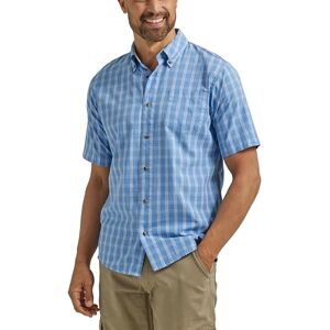 Wrangler Authentics Kortärmad klassisk vävd skjorta för män, M Wrangler Authentics Kortärmad klassisk vävd skjorta för män, M