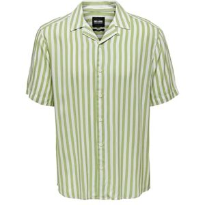 Only & Sons Fritidsskjorta för män, ONSWAYNE normal passform, XS S, M, L, XL, XXLrandig, träsk, XL Only & Sons Fritidsskjorta för män, ONSWAYNE normal passform, XS S, M, L, XL, XXLrandig, träsk, XL