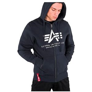 Alpha Industries Basic Zip Hoody Huvtröja Sweat för män Rep.Blue Alpha Industries Basic Zip Hoody Huvtröja Sweat för män Rep.Blue