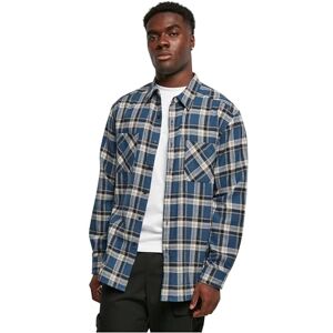 Urban Classics Man Hemd Lake Check Shirt, Darkblue/Whitesand, M Urban Classics Man Hemd Lake Check Shirt, Darkblue/Whitesand, M