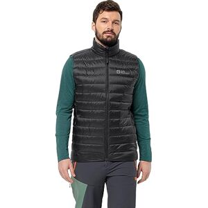 Jack Wolfskin Pilvi Down Vest M Dunväst, Svart, XL för Män, Svart, XL Jack Wolfskin Pilvi Down Vest M Dunväst, Svart, XL för Män, Svart, XL