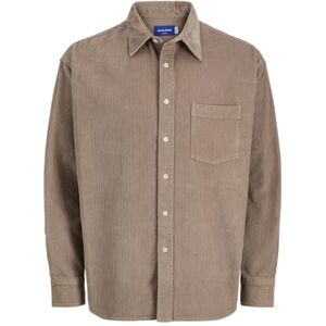 JACK & JONES Jorinwood Oversized Cord Shirt Ls, mocha meringue, M JACK & JONES Jorinwood Oversized Cord Shirt Ls, mocha meringue, M