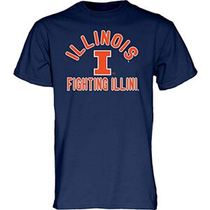 Blue 84 Men's Illinois Illini T Shirt Line Up Team Color, Illinois Illini Navy, X-Large Blue 84 Men's Illinois Illini T Shirt Line Up Team Color, Illinois Illini Navy, X-Large