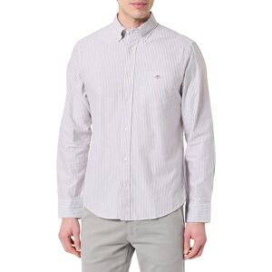 GANT REG Classic Oxford randig skjorta, Mahogny brun, XL GANT REG Classic Oxford randig skjorta, Mahogny brun, XL