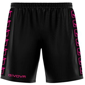 Givova Poly Band Shorts, Svart/Fuxia Fluo, L Givova Poly Band Shorts, Svart/Fuxia Fluo, L