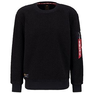 Alpha Industries Teddy Sweatshirt för män Black Alpha Industries Teddy Sweatshirt för män Black