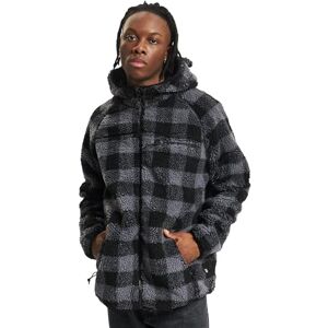 Brandit Arbetsjacka i teddyfleece, svart/grå, XL Brandit Arbetsjacka i teddyfleece, svart/grå, XL